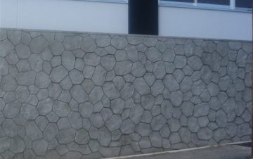 懐かしい石垣の雰囲気のスタンプウォール施工例 K-08